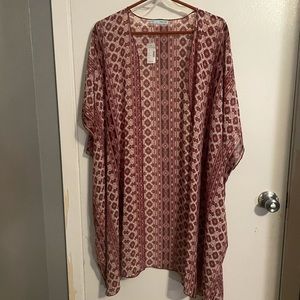 NWT! Maurices kimono style cover up